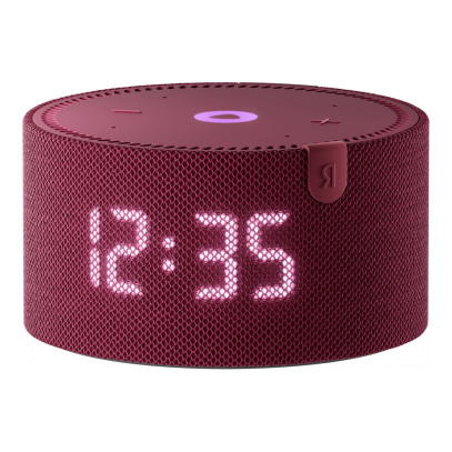 Умная колонка Яндекс Станция Мини (с часами) Красный гранат