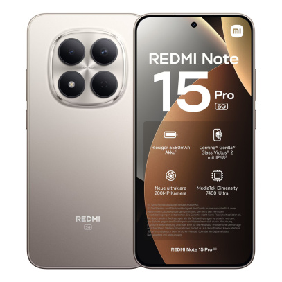 Xiaomi Redmi Note 15 Pro 5G 8/256Gb Titanium Color, титан
