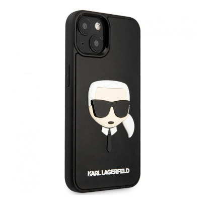 Чехол Karl Lagerfeld для iPhone 14 Plus 3D Rubber Karl's head Hard (KLHCP14MKH3DBK) Черный