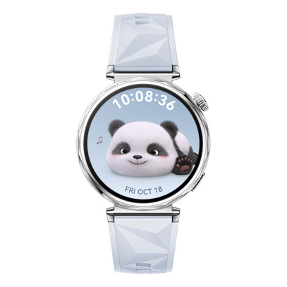 Часы HUAWEI Watch GT 5 Silver, 41 мм, цвет корпуса серебряный, цвет ремешка голубой Часы HUAWEI Watch GT 5 Silver, 41 мм, цвет корпуса серебряный, цвет ремешка голубой