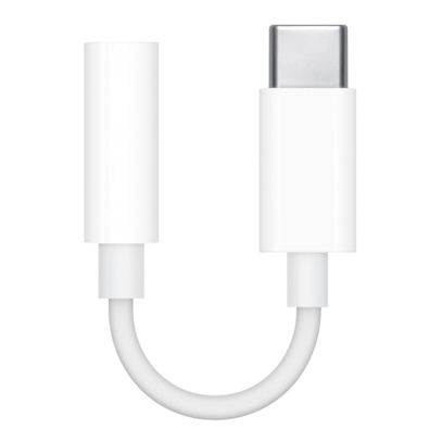 Переходник USB-C to 3.5 мм Headphone Jack Adapter Белый