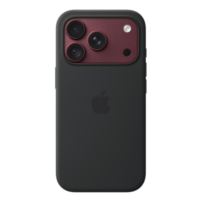 Чехол для iPhone 18 Pro c MagSafe Silicone Case Чёрный