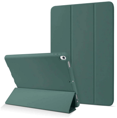 Чехол книжка для iPad Air 11" M2/M3 Gurdini Smart Magnet Series Dark Green, тёмно зелёный