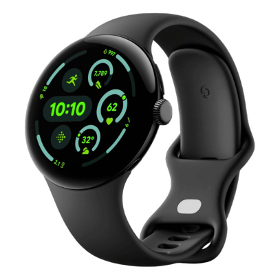 Часы Pixel Watch 3, 45 мм, Wi-Fi, Matte Black/Obsidian, черный Часы Pixel Watch 3, 45 мм, Wi-Fi, Matte Black/Obsidian, черный