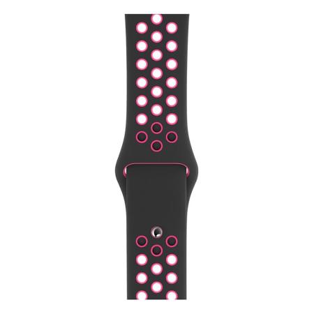 Ремешок Nike+ "Silicone Sport Band" Apple Watch 42/44 мм Черно-розовый Ремешок Nike+ "Silicone Sport Band" Apple Watch 42/44 мм Черно-розовый