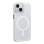 Чехол hoco. DROP PROOF Magnetic Smartphone Case для Apple iPhone 15 Прозрачный белый Чехол hoco. DROP PROOF Magnetic Smartphone Case для Apple iPhone 15 Прозрачный белый