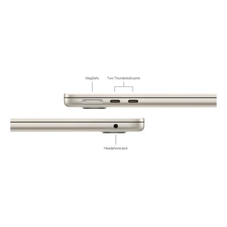 Apple MacBook Air 13" (M3, 8C CPU, 8C GPU, 2024) 8/256Gb SSD (MRXT3) Starlight, «сияющая звезда» Apple MacBook Air 13" (M3, 8C CPU, 8C GPU, 2024) 8/256Gb SSD (MRXT3) Starlight, «сияющая звезда»