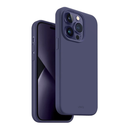 Чехол для iPhone 14 Pro Max UNIQ Lino (IP6.7PM(2022)-LINOPUR) Фиолетовый Чехол для iPhone 14 Pro Max UNIQ Lino (IP6.7PM(2022)-LINOPUR) Фиолетовый