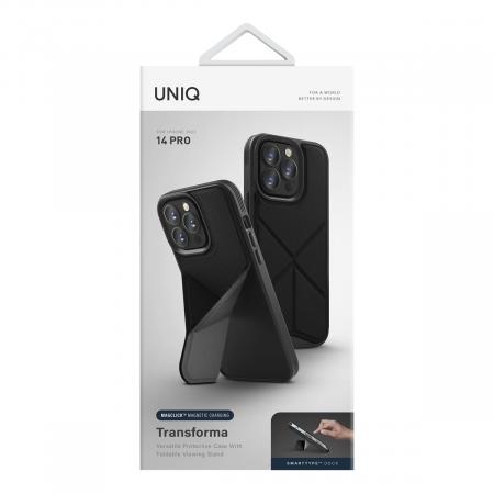 Чехол для iPhone 14 Pro с MagSafe UNIQ Transforma (IP6.1P(2022)-TRSFMBLK) Черный Чехол для iPhone 14 Pro с MagSafe UNIQ Transforma (IP6.1P(2022)-TRSFMBLK) Черный