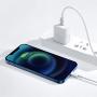 Кабель Baseus Superior Series Fast Charging Data Cable Type-C – Lightning PD 20W, 1 м (CATLYS-A02) Белый Кабель Baseus Superior Series Fast Charging Data Cable Type-C – Lightning PD 20W, 1 м (CATLYS-A02) Белый
