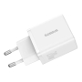 Зарядное устройство Baseus Cube Fast Charger C+U 20 Вт EU Moon (P10111403213-00) Белый Зарядное устройство Baseus Cube Fast Charger C+U 20 Вт EU Moon (P10111403213-00) Белый