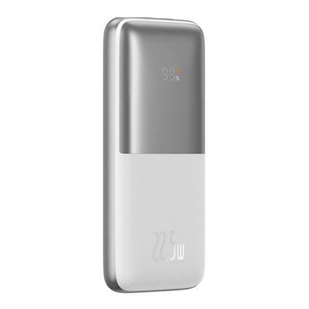 Внешний аккумулятор Baseus Bipow Pro Digital Display Fast Charge 10000mAh 22.5W с кабелем USB - Type-C, 3A, 0,3 м PPBD2-1022 (PPBD040002) Серебристый Внешний аккумулятор Baseus Bipow Pro Digital Display Fast Charge 10000mAh 22.5W с кабелем USB - Type-C, 3A, 0,3 м PPBD2-1022 (PPBD040002) Серебристый