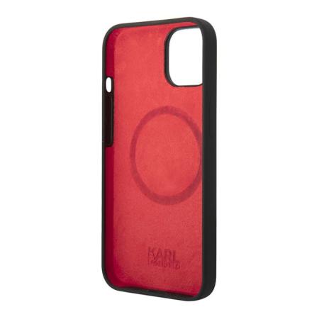 Чехол Karl Lagerfeld для iPhone 14 с MagSafe Liquid silicone Plaque logo Hard (KLHMP14SSLMP1K) Черный Чехол Karl Lagerfeld для iPhone 14 с MagSafe Liquid silicone Plaque logo Hard (KLHMP14SSLMP1K) Черный