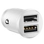 Автомобильное зарядное устройство Baseus 2 USB Fast Charging 3.1A Grain Car Charger Белый Автомобильное зарядное устройство Baseus 2 USB Fast Charging 3.1A Grain Car Charger Белый