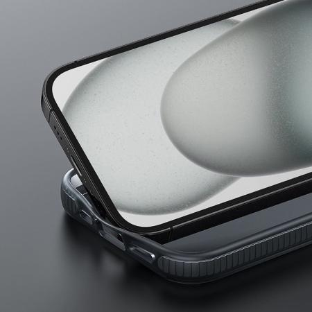 Чехол hoco. DROP PROOF Magnetic Smartphone Case для Apple iPhone 15 Прозрачный белый Чехол hoco. DROP PROOF Magnetic Smartphone Case для Apple iPhone 15 Прозрачный белый
