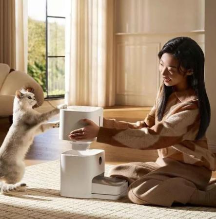 Умная автоматическая кормушка Xiaomi Mijia Smart Pet Feeder 2 (MJWSQ02) Белый Умная автоматическая кормушка Xiaomi Mijia Smart Pet Feeder 2 (MJWSQ02) Белый