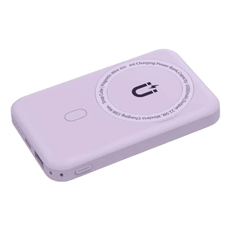 Внешний аккумулятор WiWU Power Bank Snap Cube-SC 10000mAh 22,5 Вт Фиолетовый Внешний аккумулятор WiWU Power Bank Snap Cube-SC 10000mAh 22,5 Вт Фиолетовый