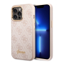 Чехол Guess для iPhone 14 CG Mobile PU 4G Script metal logo Hard (GUHCP14SHG4SHP) Розовый Чехол Guess для iPhone 14 CG Mobile PU 4G Script metal logo Hard (GUHCP14SHG4SHP) Розовый