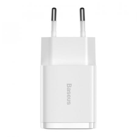 Сетевое зарядное устройство Baseus Compact Charger 2U 10,5 Вт CCXJ010202 (CCCP10UE) Белый Сетевое зарядное устройство Baseus Compact Charger 2U 10,5 Вт CCXJ010202 (CCCP10UE) Белый