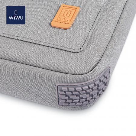 Сумка для ноутбуков 14″ WiWU Pioneer pro handbag Серый Сумка для ноутбуков 14″ WiWU Pioneer pro handbag Серый