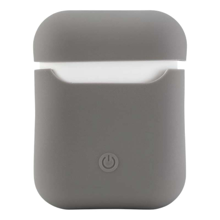 Чехол Case Protection для Apple AirPods Dark Gray, темно-серый Чехол Case Protection для Apple AirPods Dark Gray, темно-серый