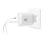 Сетевое зарядное устройство USB-C с кабелем для зарядки USB Type-C Baseus 2 USB Quick Charge 32 Вт 5V/9V/12V Bojure Series Белый Сетевое зарядное устройство USB-C с кабелем для зарядки USB Type-C Baseus 2 USB Quick Charge 32 Вт 5V/9V/12V Bojure Series Белый