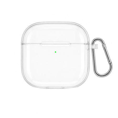 Чехол Silicone Case для Apple AirPods 4 Gurdini Clear, прозрачный
