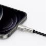 Кабель Baseus Cafule Series Metal Data Cable USB to iP 2,4A, 0,25 м (CALJK-01) Чёрный Кабель Baseus Cafule Series Metal Data Cable USB to iP 2,4A, 0,25 м (CALJK-01) Чёрный