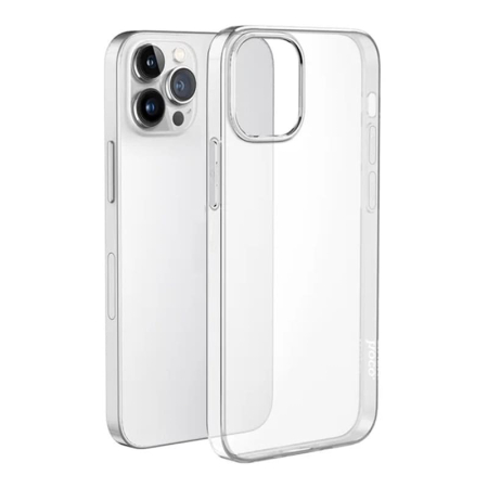 Чехол hoco. Силиконовый ультратонкий для Apple iPhone 14 Pro Прозрачный Чехол hoco. Силиконовый ультратонкий для Apple iPhone 14 Pro Прозрачный