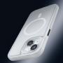 Чехол hoco. DROP PROOF Magnetic Smartphone Case для Apple iPhone 15 Plus Прозрачный белый Чехол hoco. DROP PROOF Magnetic Smartphone Case для Apple iPhone 15 Plus Прозрачный белый