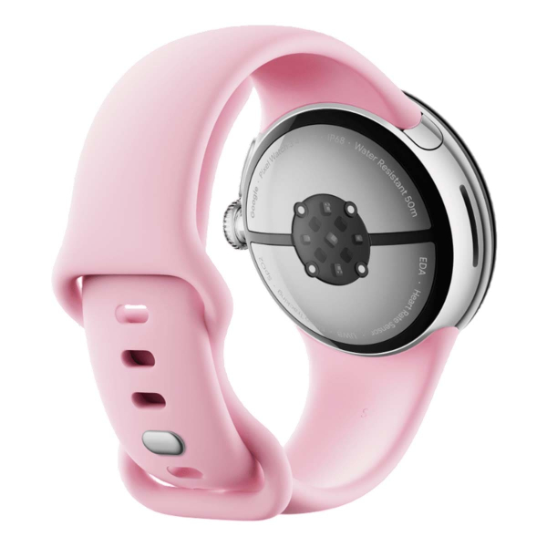 Часы Pixel Watch 3, 41 мм, LTE + Wi-Fi, Polished Silver/Rose Quartz, серебристый Часы Pixel Watch 3, 41 мм, LTE + Wi-Fi, Polished Silver/Rose Quartz, серебристый