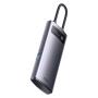 Хаб Baseus Metal Gleam Series 4в1 Multifunctional Type-C - USB3.0*4 HUB Docking Station WKWG070013 (BS-OH066) Серый Хаб Baseus Metal Gleam Series 4в1 Multifunctional Type-C - USB3.0*4 HUB Docking Station WKWG070013 (BS-OH066) Серый