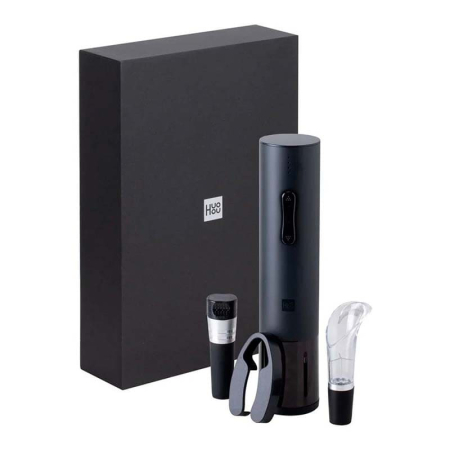 Винный набор Xiaomi Huo Hou Electric Wine Bottle Opener Basic 4в1 (HU0047) Черный Винный набор Xiaomi Huo Hou Electric Wine Bottle Opener Basic 4в1 (HU0047) Черный