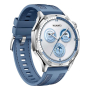 Часы HUAWEI Watch GT 5 Silver, 46 мм, цвет корпуса серебряный, цвет ремешка синий Часы HUAWEI Watch GT 5 Silver, 46 мм, цвет корпуса серебряный, цвет ремешка синий
