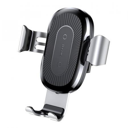 Автомобильный держатель с функцией беспроводной зарядки Baseus Gravity Wireless Charger Car Mount (WXYL-0S) Черный Автомобильный держатель с функцией беспроводной зарядки Baseus Gravity Wireless Charger Car Mount (WXYL-0S) Черный