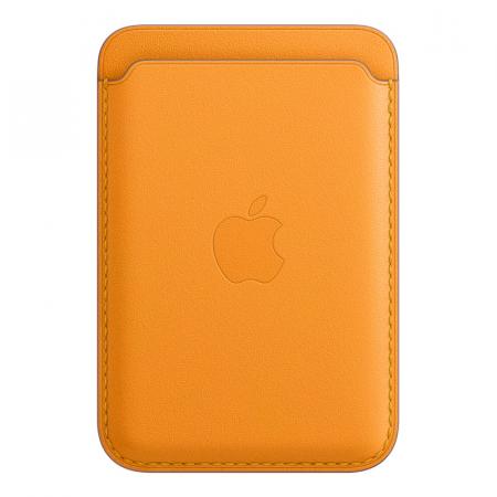Чехол-бумажник Apple MagSafe для iPhone Golden orange, золотой апельсин Чехол-бумажник Apple MagSafe для iPhone Golden orange, золотой апельсин