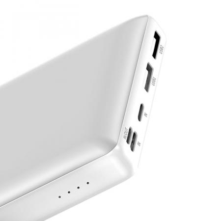 Внешний аккумулятор Baseus Fast charge 15W Mini JA 30000mAh (PPJAN-С02) Белый Внешний аккумулятор Baseus Fast charge 15W Mini JA 30000mAh (PPJAN-С02) Белый