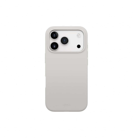 Чехол для iPhone 17 Pro с MagSafe UNIQ LINO (IP6.3P(2025)-LINOMMGRY) Mist Grey, серый Чехол для iPhone 17 Pro с MagSafe UNIQ LINO (IP6.3P(2025)-LINOMMGRY) Mist Grey, серый