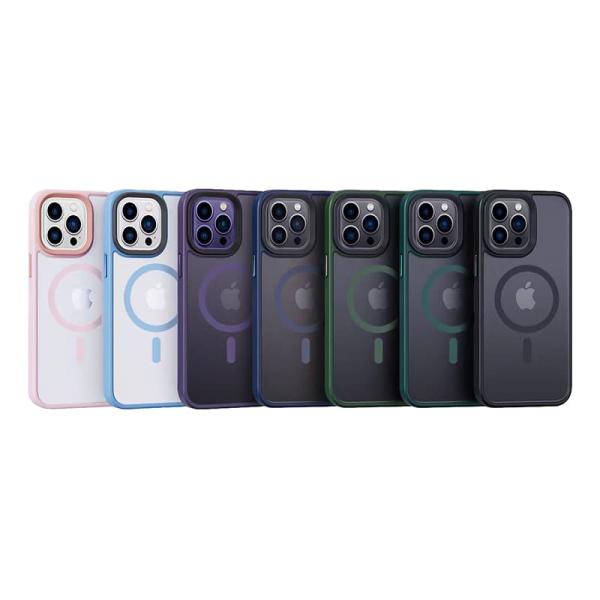 Чехол DFANS Design be different с Magsafe для Apple iPhone 14 Pro Розовый