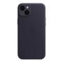Чехол Leather Case MagSafe для Apple iPhone 14 Plus «Ink» Синий Чехол Leather Case MagSafe для Apple iPhone 14 Plus «Ink» Синий