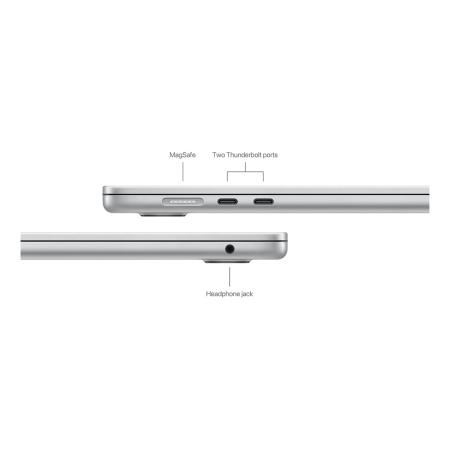 Apple MacBook Air 15" (M3, 8C CPU, 10C GPU, 2024) 8/256Gb SSD (MRYP3) Silver, серебристый Apple MacBook Air 15" (M3, 8C CPU, 10C GPU, 2024) 8/256Gb SSD (MRYP3) Silver, серебристый