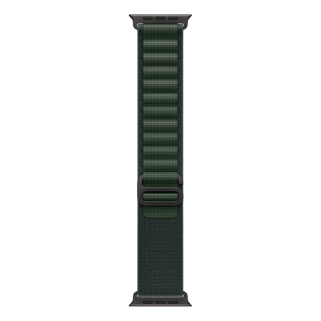 Apple Watch Ultra 2 (2024), 49 мм корпус из титана цвета «Black», ремешок Alpine Loop размера S цвета «Dark Green» Apple Watch Ultra 2 (2024), 49 мм корпус из титана цвета «Black», ремешок Alpine Loop размера S цвета «Dark Green»