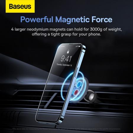 Магнитный держатель для телефона Baseus C01 (гравитационный) Air Outlet Version (BS-CM027 SUCC000101) Черный Магнитный держатель для телефона Baseus C01 (гравитационный) Air Outlet Version (BS-CM027 SUCC000101) Черный