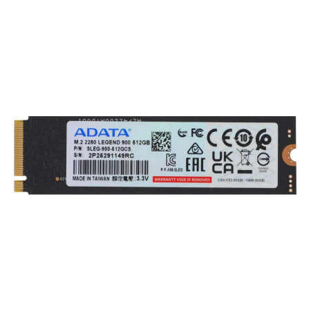 SSD накопитель ADATA Legend 900 512Gb M.2 2280 (SLEG-900-512GCS)