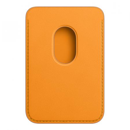 Чехол-бумажник Apple MagSafe для iPhone Golden orange, золотой апельсин Чехол-бумажник Apple MagSafe для iPhone Golden orange, золотой апельсин