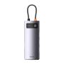 Хаб Baseus Metal Gleam Series 4в1 Multifunctional Type-C - USB3.0*4 HUB Docking Station WKWG070013 (BS-OH066) Серый Хаб Baseus Metal Gleam Series 4в1 Multifunctional Type-C - USB3.0*4 HUB Docking Station WKWG070013 (BS-OH066) Серый