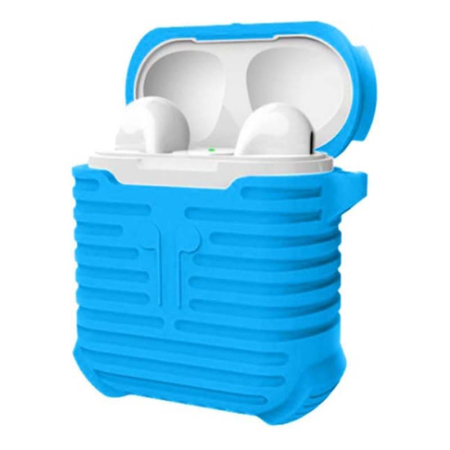 Чехол для Apple AirPods COTEetCI Silicone series (CS8106-BL) Blue, синий Чехол для Apple AirPods COTEetCI Silicone series (CS8106-BL) Blue, синий
