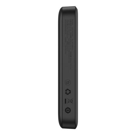 Внешний аккумулятор Baseus Magnetic Mini Wireless Fast Charge power bank с поддержкой беспроводной зарядки 10000mAh 20W Черный Внешний аккумулятор Baseus Magnetic Mini Wireless Fast Charge power bank с поддержкой беспроводной зарядки 10000mAh 20W Черный