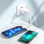 Сетевое зарядное устройство USB hoco. QC3.0 4USB порта 28,5 Вт (C102A) Белый Сетевое зарядное устройство USB hoco. QC3.0 4USB порта 28,5 Вт (C102A) Белый