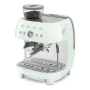 Кофемашина эспрессо со встроенной кофемолкой SMEG 50s style (EGF03PGEU) Пастельный зеленый Кофемашина эспрессо со встроенной кофемолкой SMEG 50s style (EGF03PGEU) Пастельный зеленый